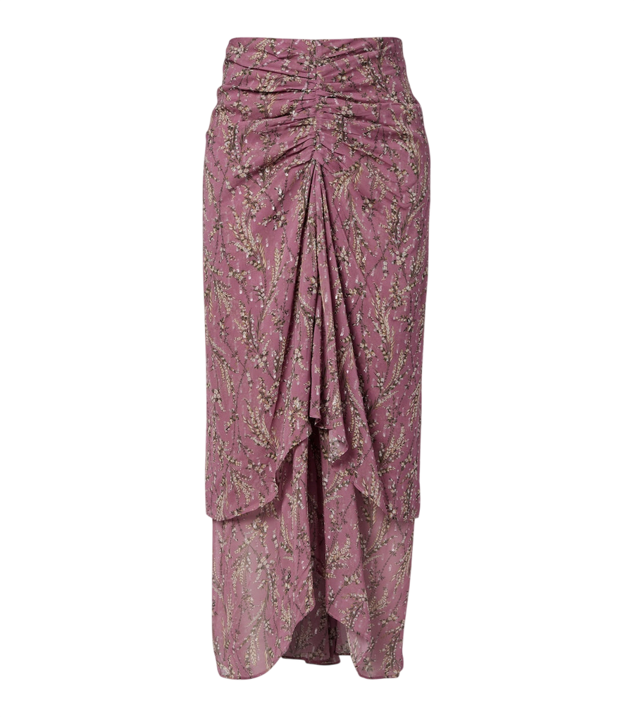 Falda midi floral Sira de Veronica Beard