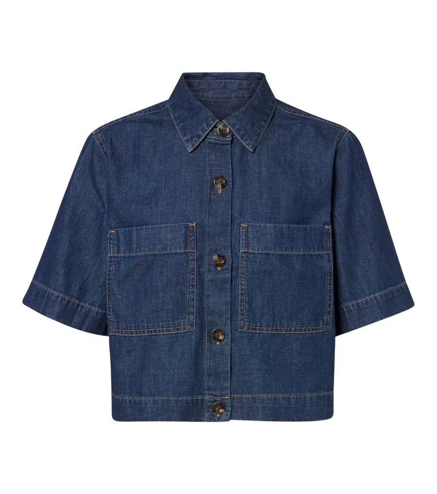 Camisa de mezclilla de algodón Spruce de Veronica Beard