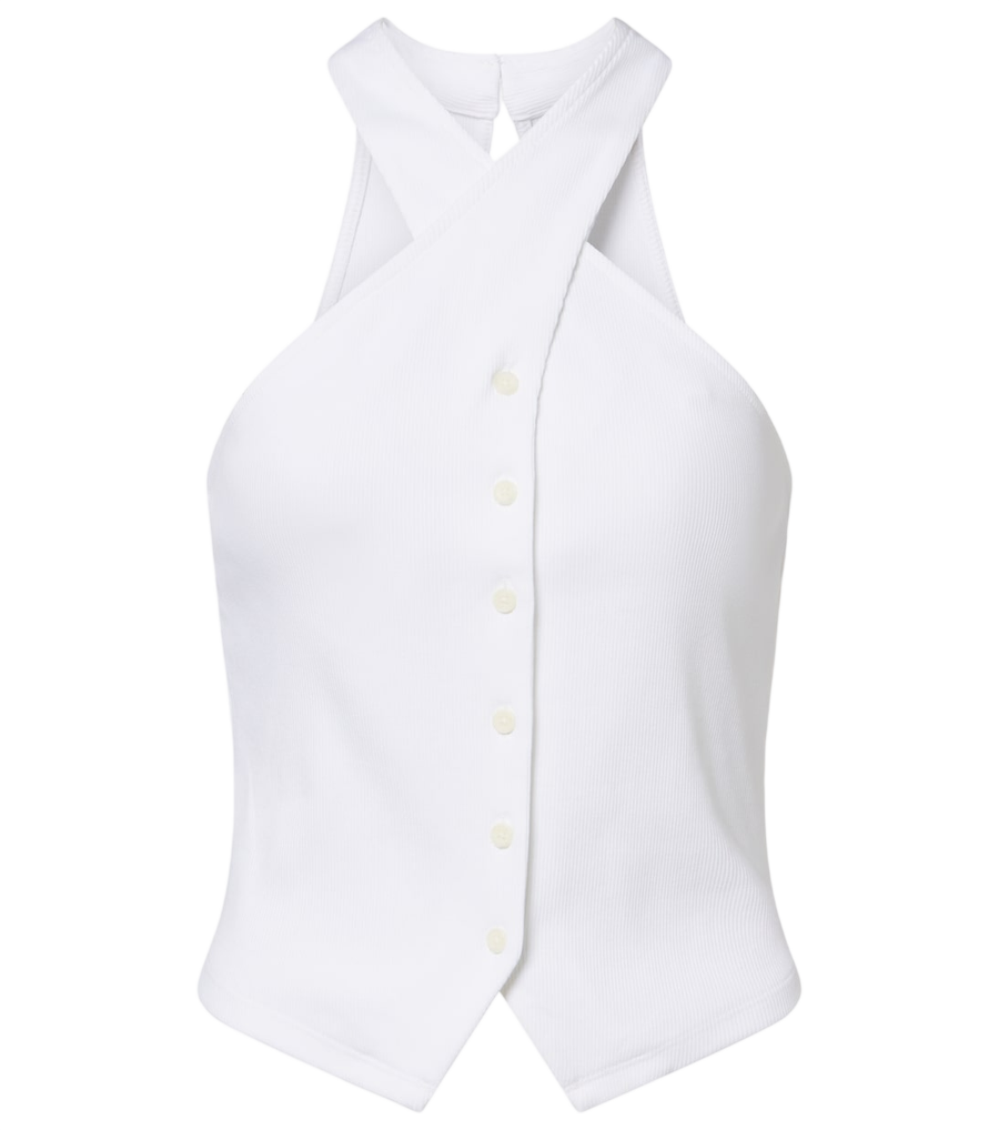Haut dos nu en mélange de coton Thea de Veronica Beard