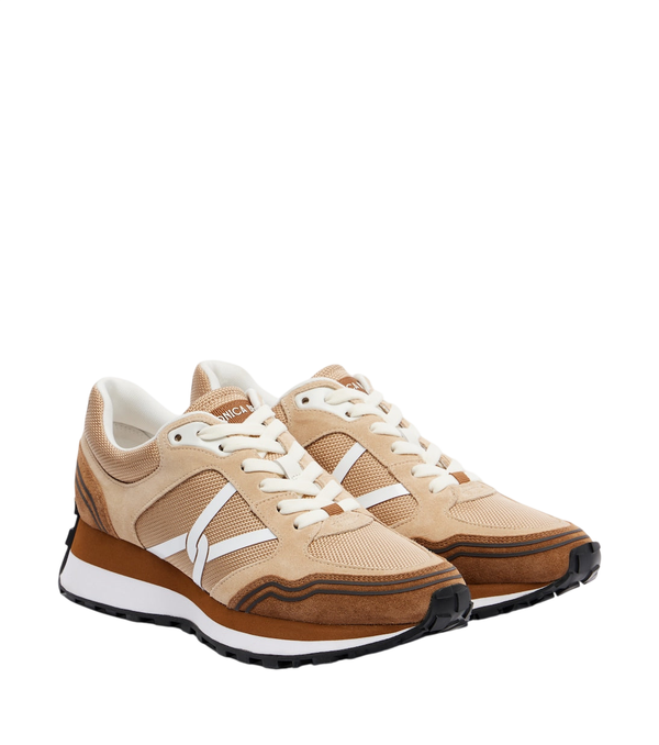 Veronica Beard Valentina suede-trimmed sneakers