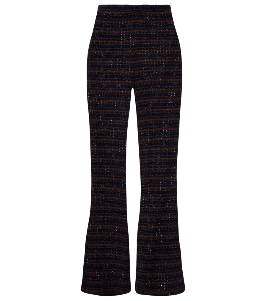 Veronica Beard Yadira Kick knitted flared pants