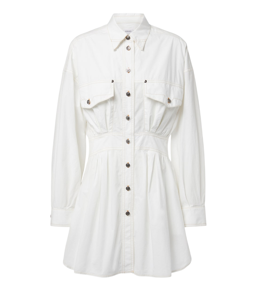Versace Denim shirt dress