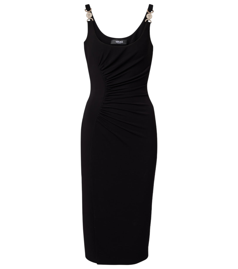 Versace Medusa crêpe jersey cocktail dress