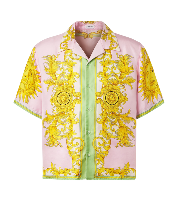 Versace Printed silk shirt