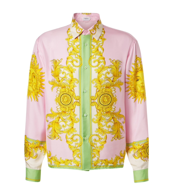 Versace Printed silk shirt