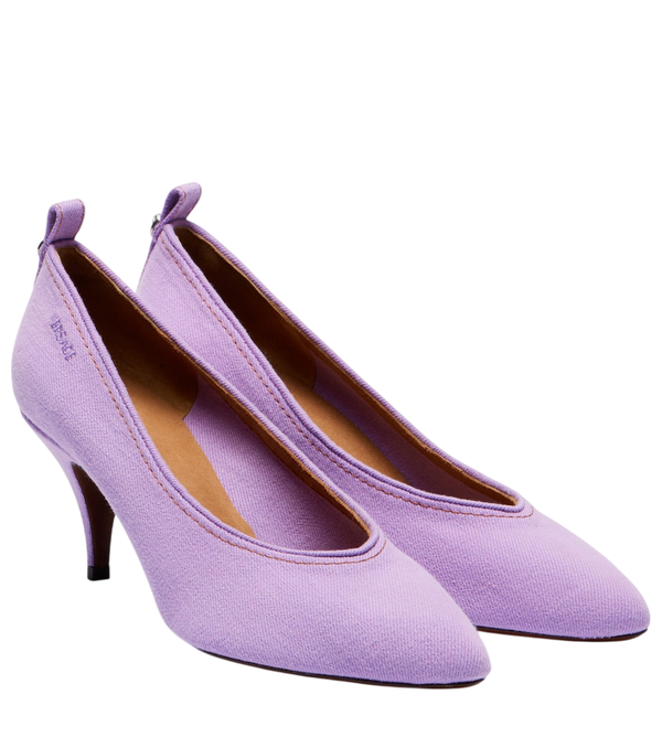 Versace Sapatos de salto Tina em denim