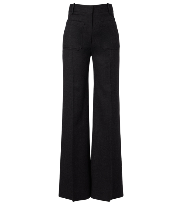 Victoria Beckham Alina virgin wool flared pants