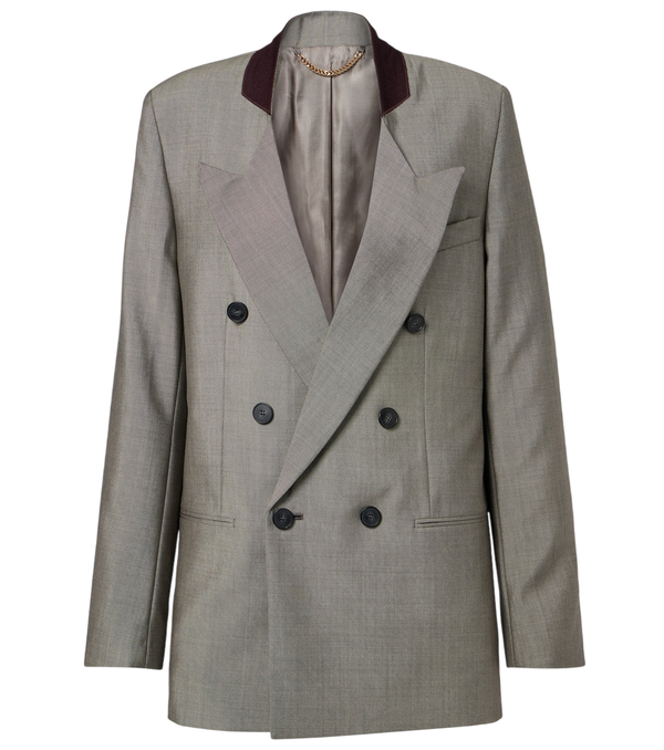 Victoria Beckham Beatrice wool and mohair blazer