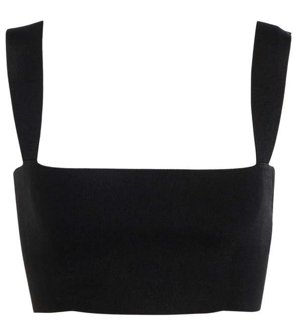 Victoria Beckham Top bandeau com decote quadrado