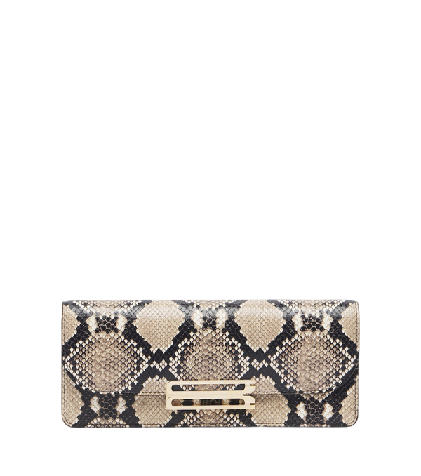 Bolso de mano tipo sobre Victoria Beckham Dorian East-West de piel