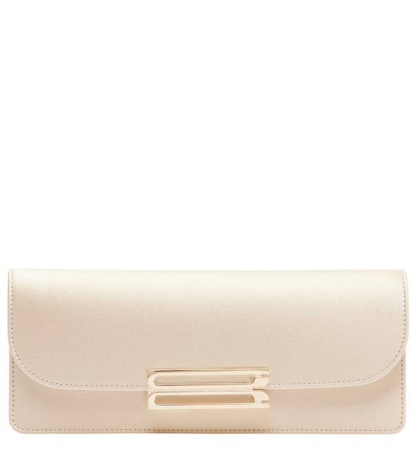 Bolso de mano Dorian East-West de satén de Victoria Beckham
