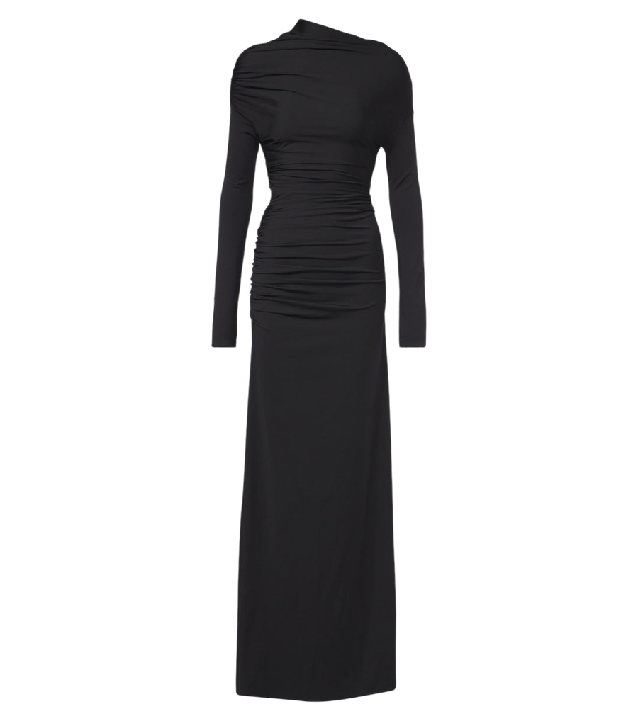 Vestido de fiesta de punto drapeado de Victoria Beckham