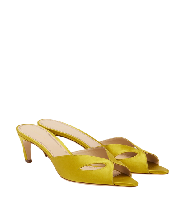 Victoria Beckham Harlow Mask satin mules