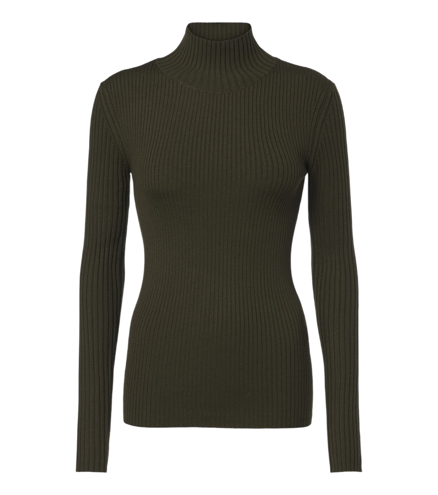 Victoria Beckham Ribbed-knit wool-blend sweater