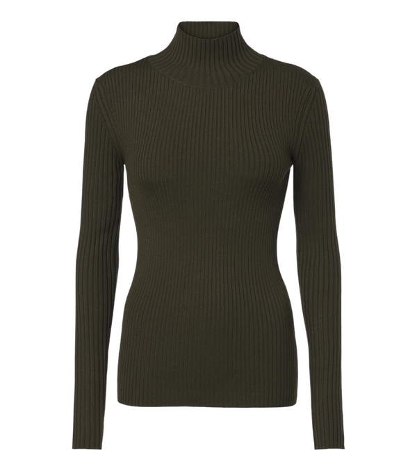 Victoria Beckham Ribbed-knit wool-blend sweater
