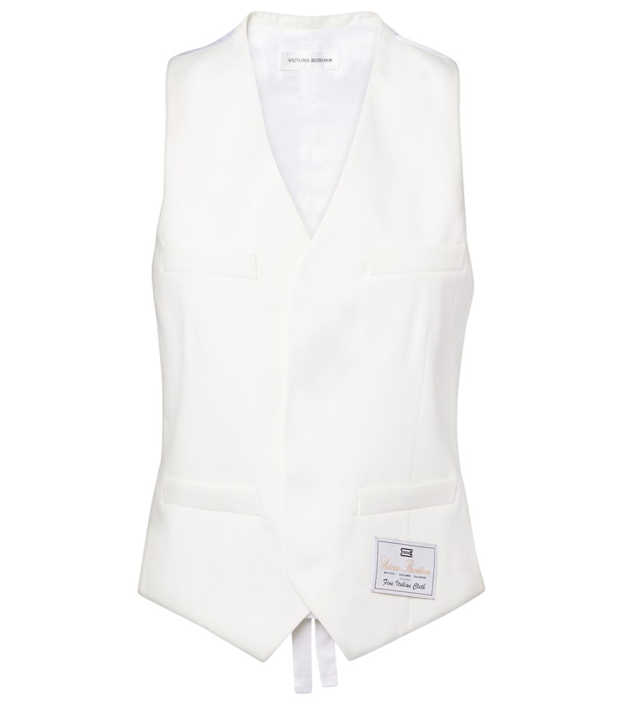 Victoria Beckham Tie-detail vest