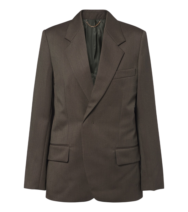 Victoria Beckham Virgin wool twill blazer