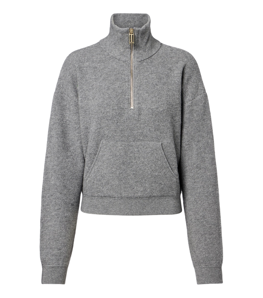 Victoria Beckham Wool and cashmere half-zip sweater