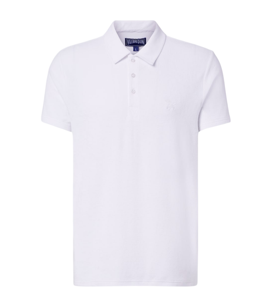 Vilebrequin Cotton-blend terry polo shirt