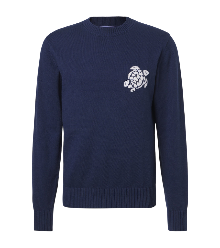 Vilebrequin Jacquard cotton and cashmere sweater