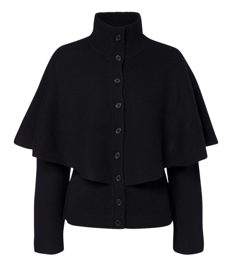 Vince Caped wool-blend cardigan