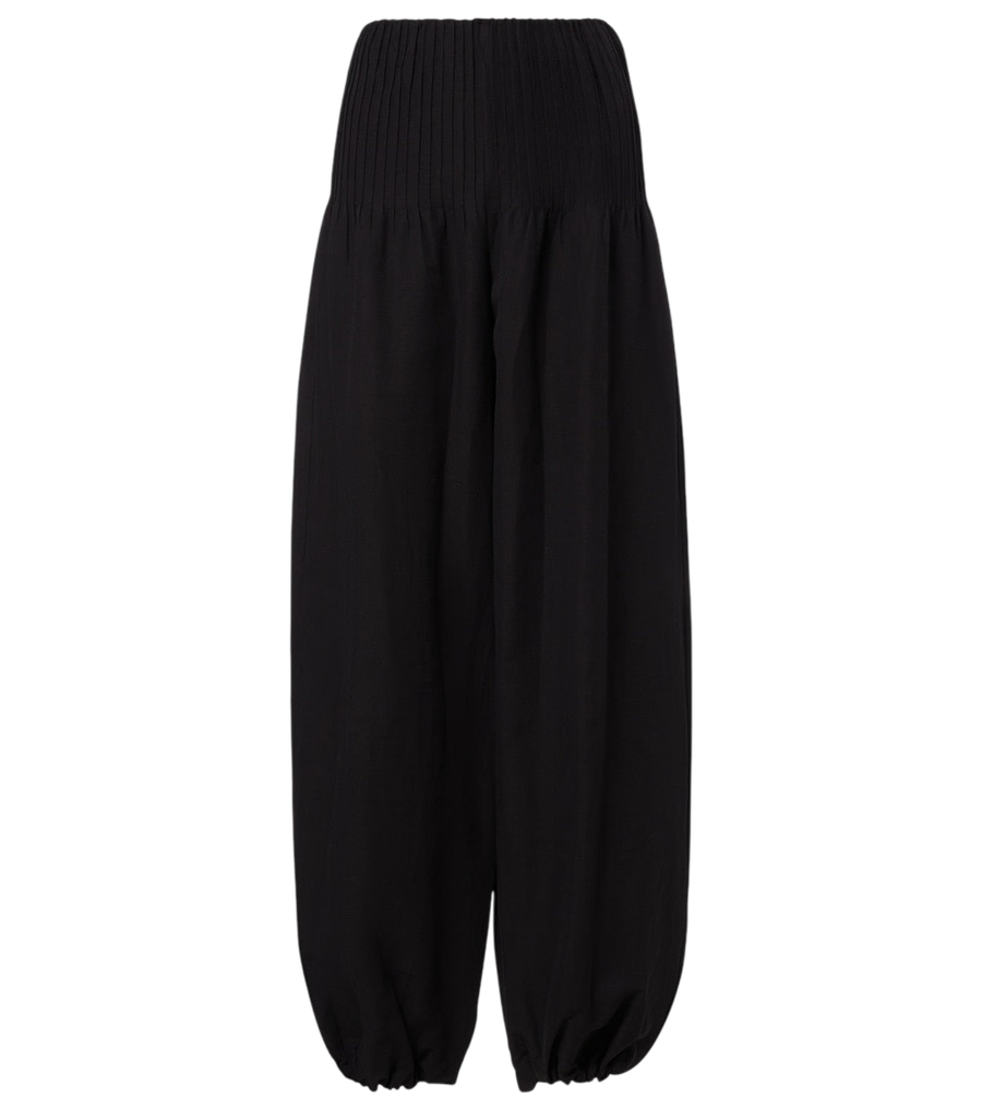 Vince Cotton, rayon, and linen balloon pants
