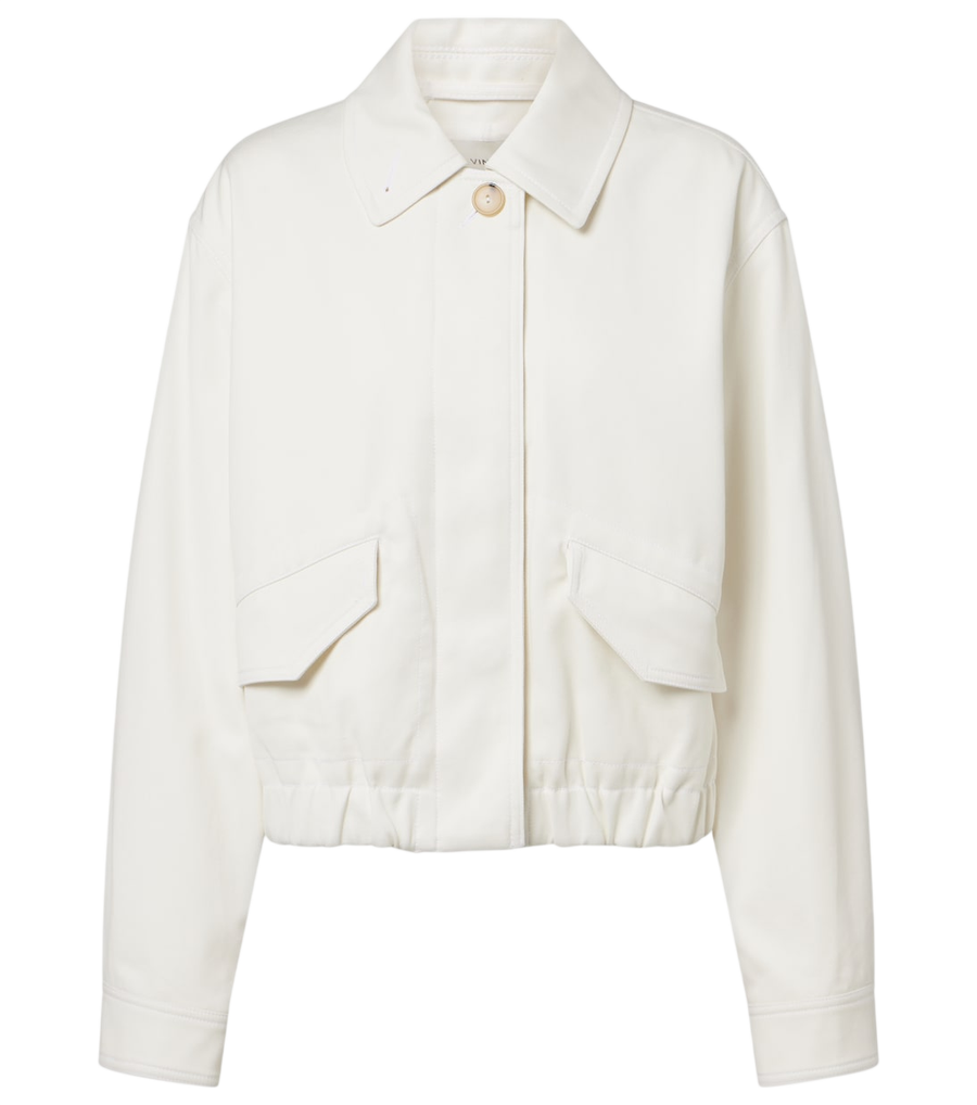 Vince Cotton twill blouson jacket