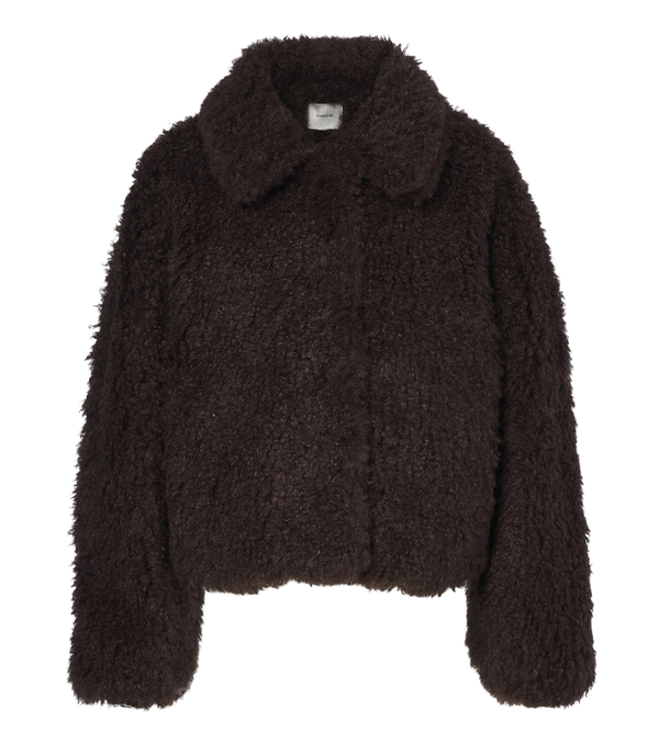 Vince Cropped bouclé blouson jacket