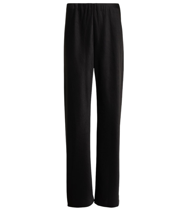 Vince High-rise satin straight pants