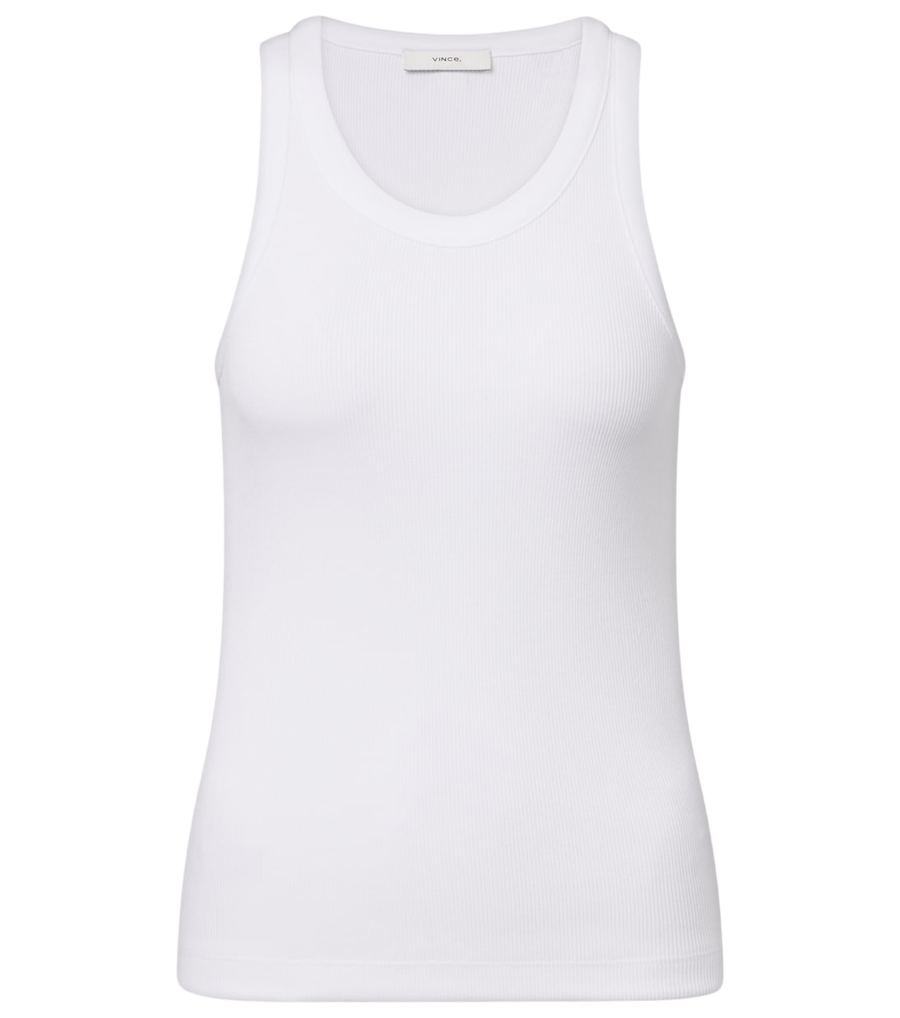 Camiseta de tirantes de punto canalé de Vince