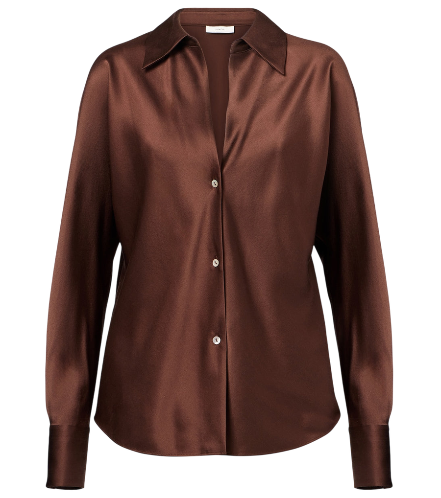 Chemise en soie Vince