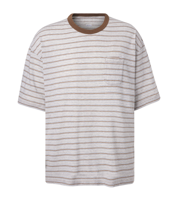 Visvim Mondo Border wool and cotton T-shirt