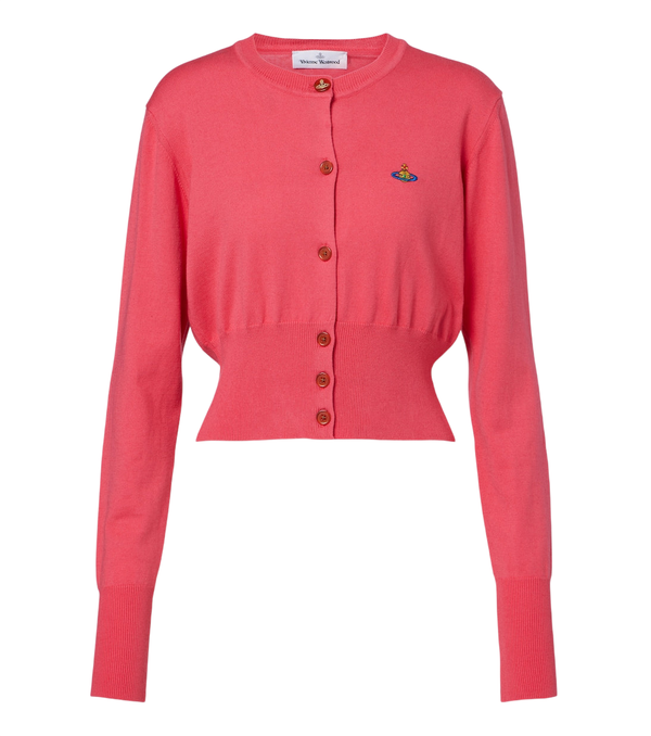 Vivienne Westwood Bea cropped cotton and cashmere cardigan