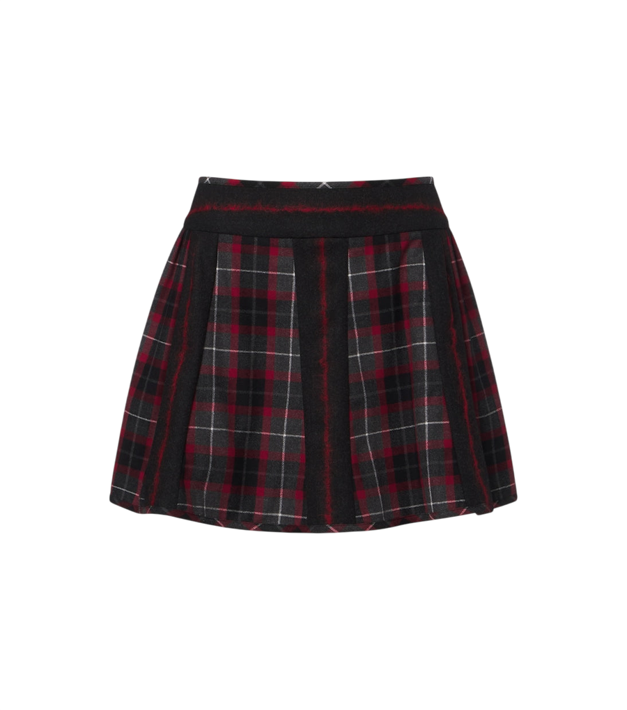Vivienne Westwood Bell tartan wool miniskirt