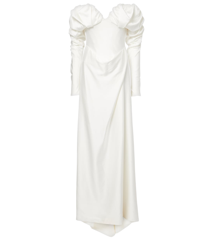 Vivienne Westwood Bridal Ember off-shoulder satin corset gown
