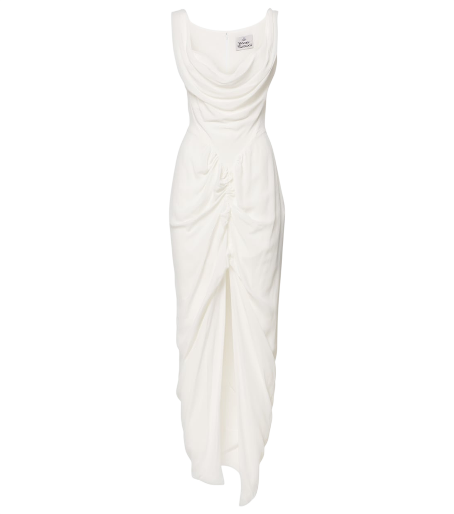 Robe corset froncée Vivienne Westwood Bridal Panther