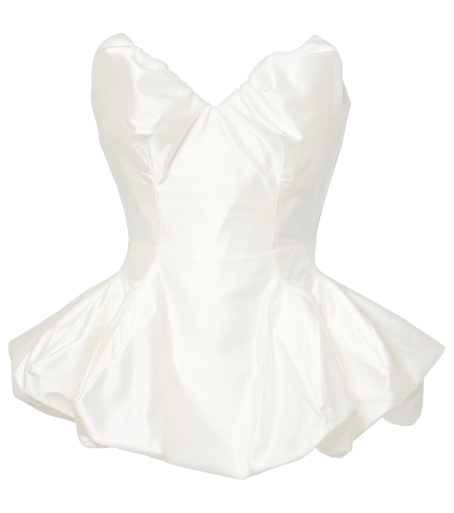 Corset de mariée Raven à basque en satin Vivienne Westwood