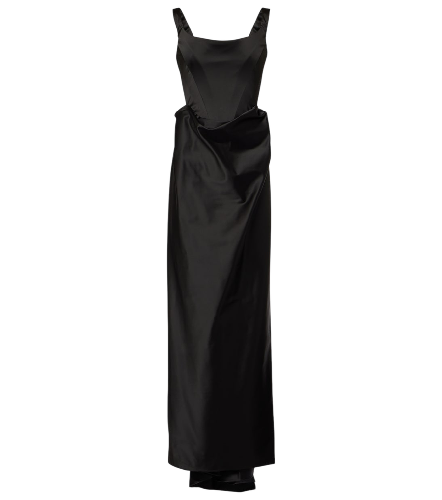 Robe bustier drapée en crêpe satin Camille de Vivienne Westwood