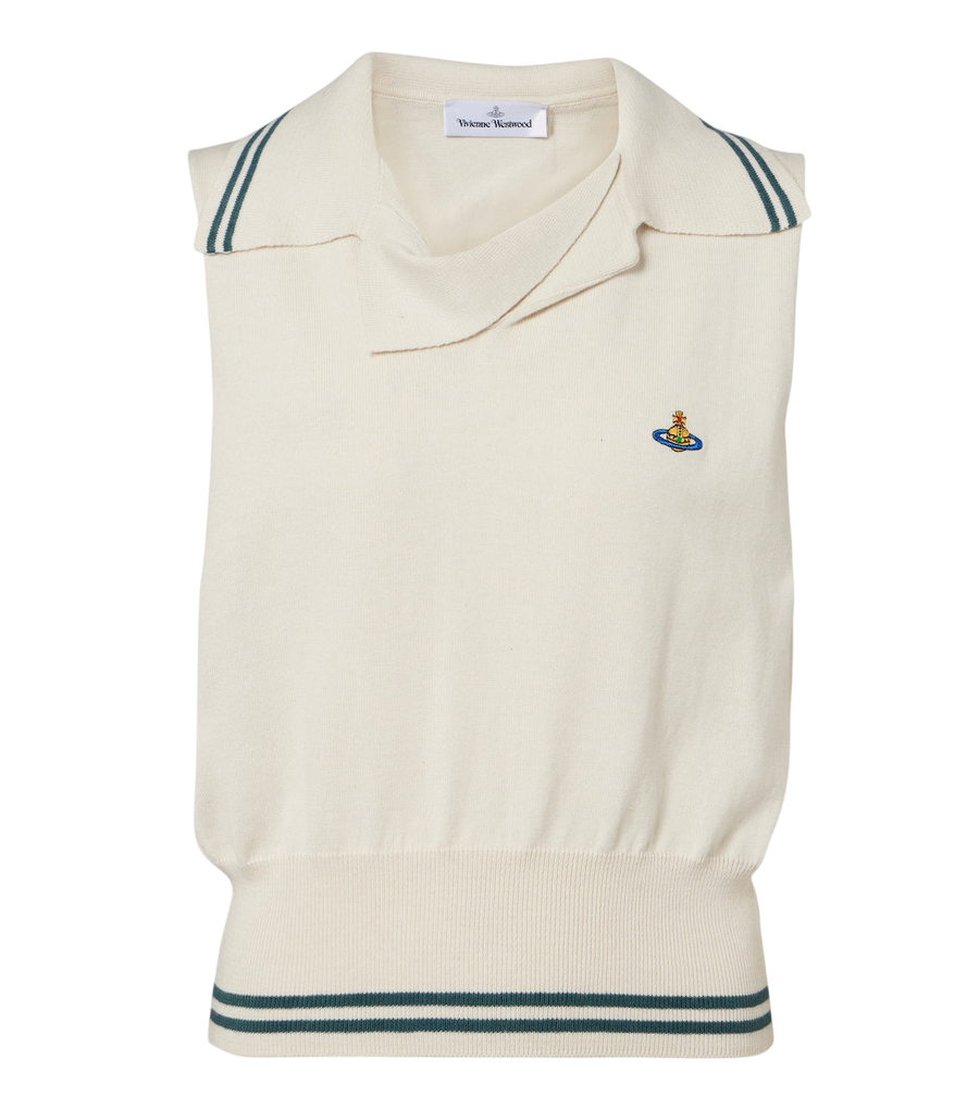 Polo Doubletake en coton et cachemire Vivienne Westwood