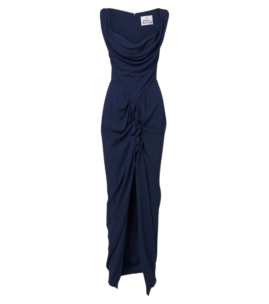 Vivienne Westwood Draped georgette gown