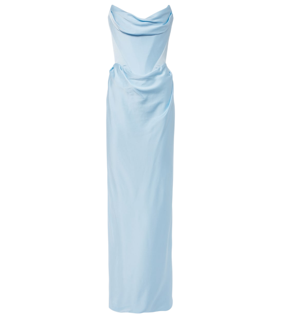 Robe bustier en satin Vivienne Westwood Galaxy