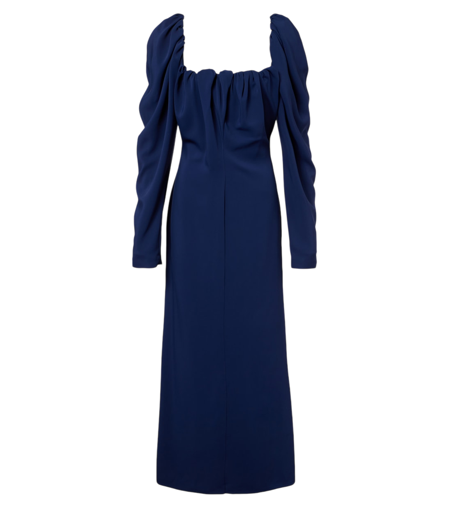 Robe en crêpe de Chine froncé Vivienne Westwood