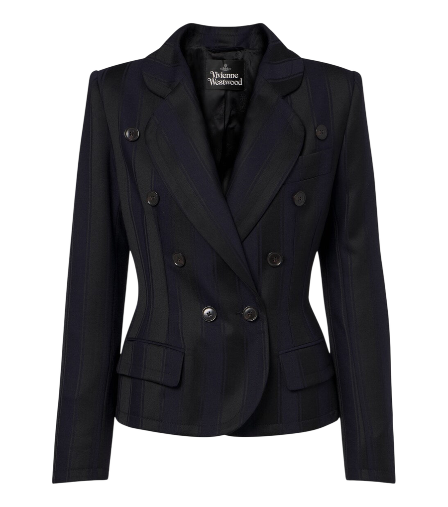 Vivienne Westwood Georgia striped virgin wool blazer