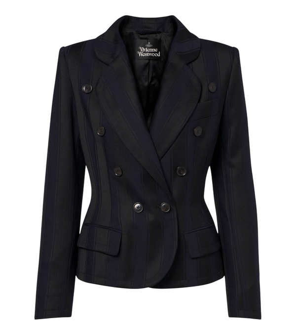 Vivienne Westwood Georgia striped virgin wool blazer