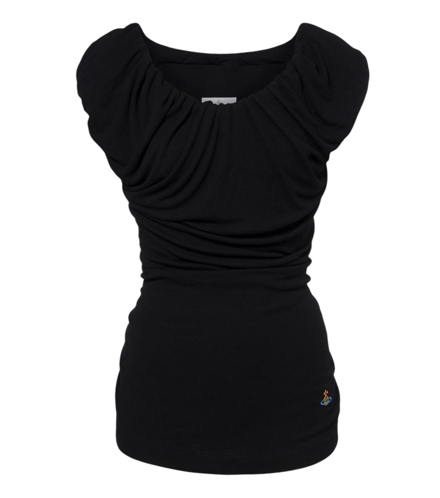 Vivienne Westwood Ginnie Orb draped jersey top