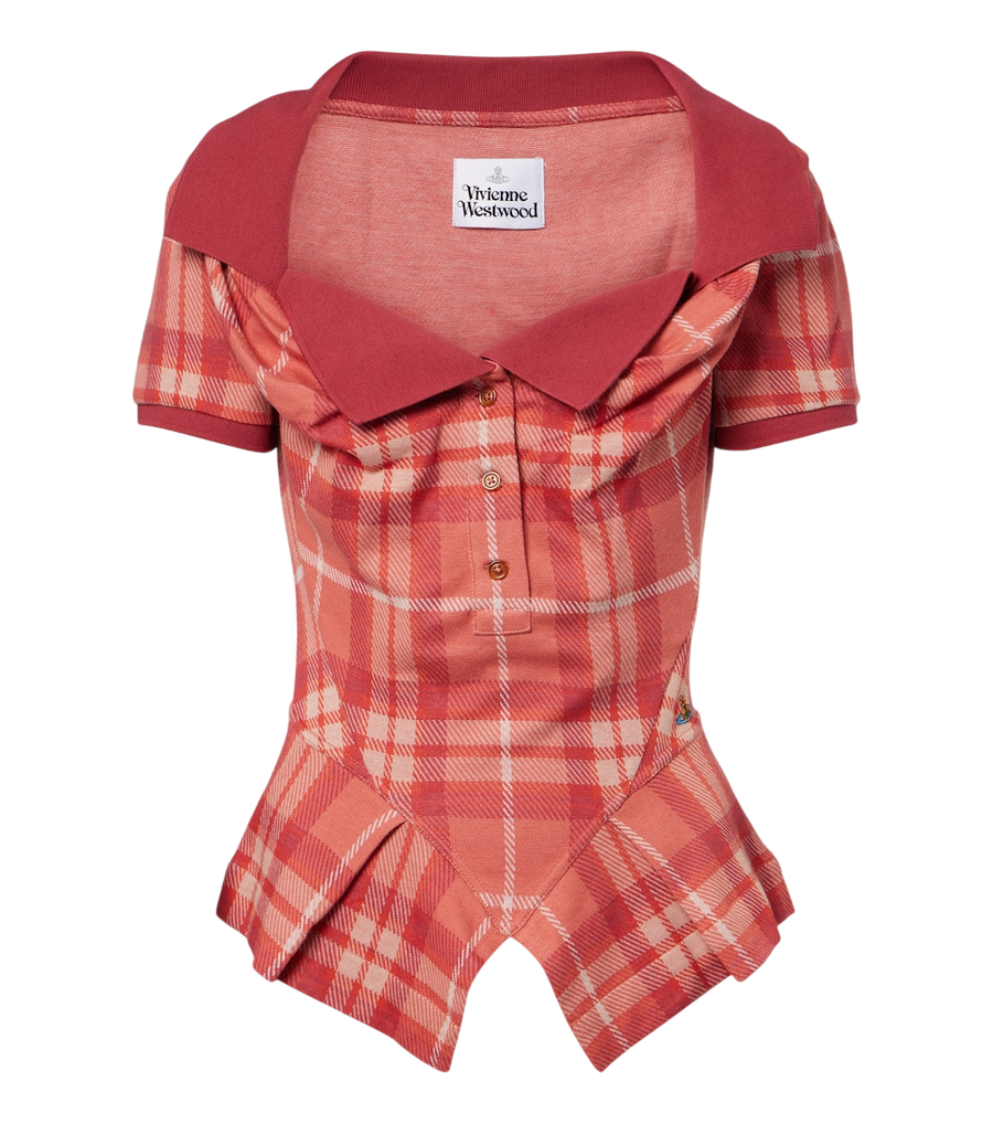 Haut en coton à motif tartan Monday de Vivienne Westwood