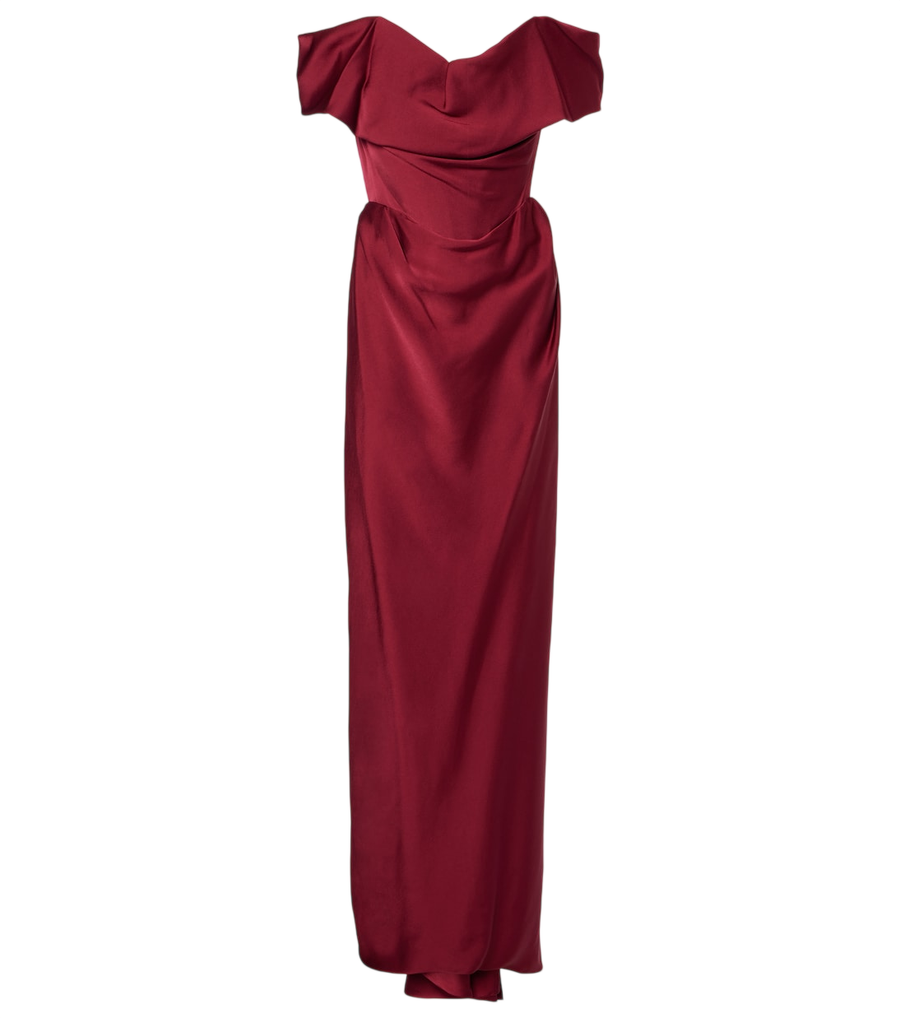 Robe bustier Nova Cocotte en crêpe satiné de Vivienne Westwood