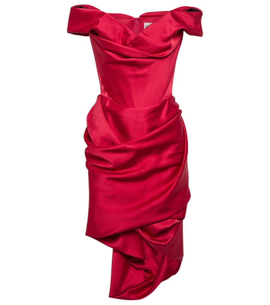 Vivienne Westwood Nova Cora crêpe satin minidress