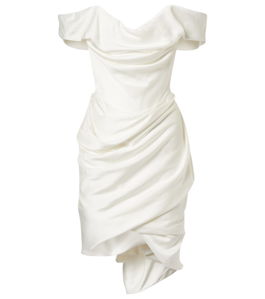 Vivienne Westwood Nova Cora off-shoulder minidress