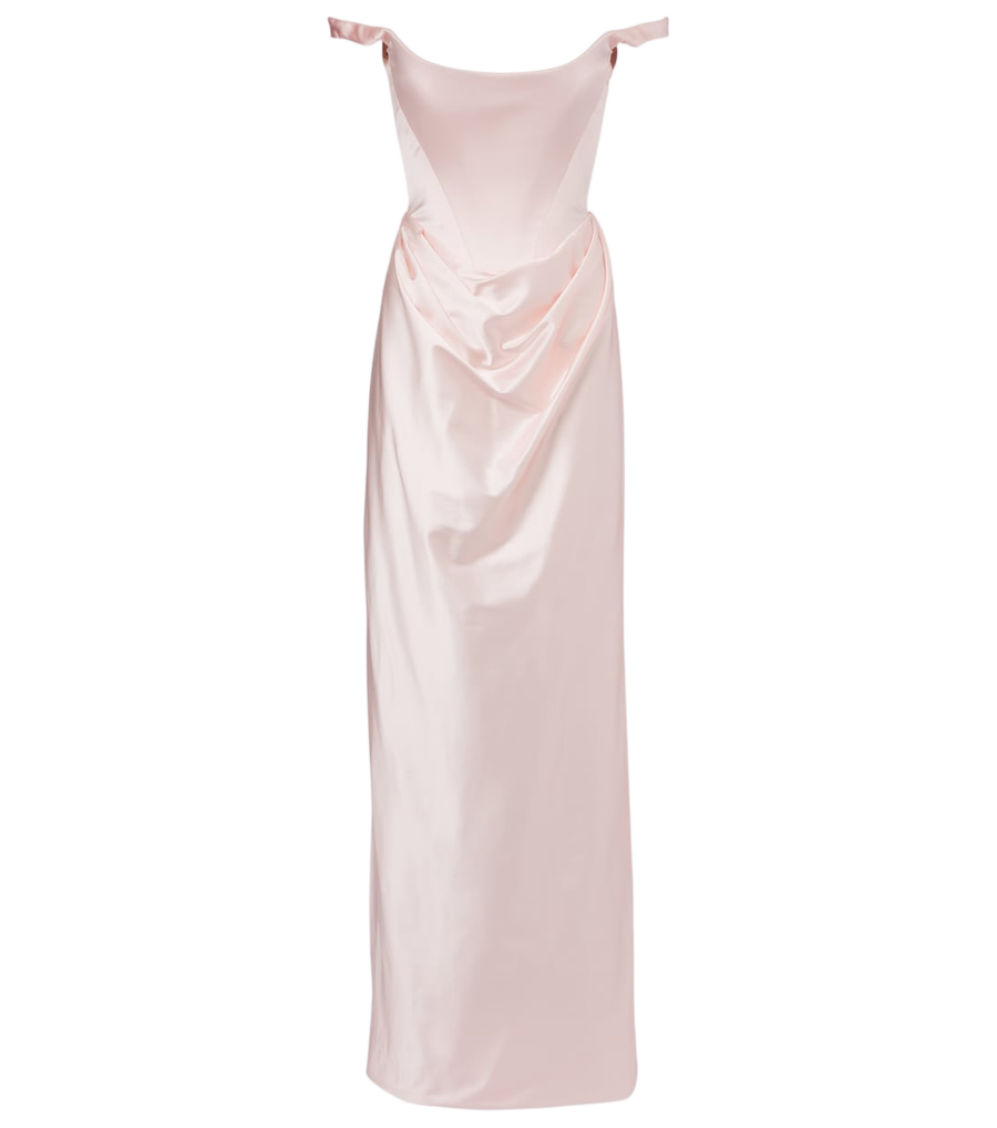 Vivienne Westwood Satin bustier gown